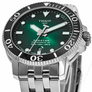  Shop Authentic Tissot Seastar 1000 Powermatic 80 Green Dial Silver Steel Strap Watch For Men - T120.407.11.091.01 - Luxxuri