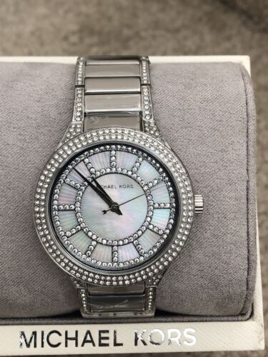  Shop Authentic Michael Kors Kerry Silver Tone Silver Steel Strap Watch for Women - MK3311 - Luxxuri