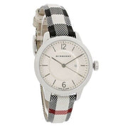  Shop Authentic Burberry Classic Stone Silver Dial Horseberry Black Leather Strap Watch for Women - BU10103 - Luxxuri