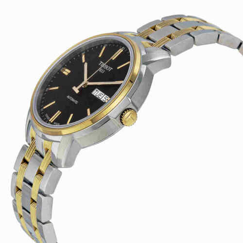  Shop Authentic Tissot Automatics III Day Date Black Dial Two Tone Steel Strap Watch For Men - T065.430.22.051.00 - Luxxuri