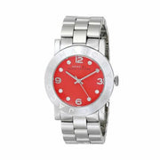  Shop Authentic Marc Jacobs Amy Red Dial Silver Steel Strap Watch for Women - MBM3302 - Luxxuri