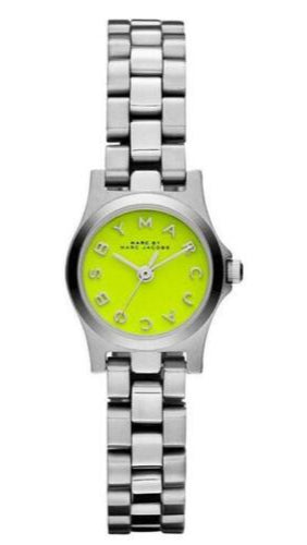  Shop Authentic Marc Jacobs Henry Yellow Dial Silver Steel Strap Watch for Women - MBM3201 - Luxxuri