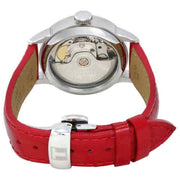  Shop Authentic Tissot Chemin Des Tourelles Powermatic 80 Mother of Pearl White Dial Red Leather Strap Watch For Women - T099.207.16.118.00 - Luxxuri