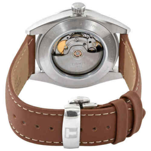  Shop Authentic Tissot Gentlemen Powermatic 80 Silicium Blue Dial Brown Leather Strap Watch For Men - T127.407.16.041.00 - Luxxuri