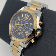  Shop Authentic Michael Kors Bradshaw Blue Dial Two Tone Steel Strap Watch for Women - MK5976 - Luxxuri