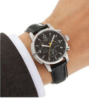  Shop Authentic Tissot T Race PRC 200 Chronograph Quartz Black Dial Black Leather Strap Watch for Men - T17.1.526.52 - Luxxuri