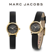  Shop Authentic Marc Jacobs Roxy Black Dial Black Leather Strap Watch for Women - MJ1585 - Luxxuri