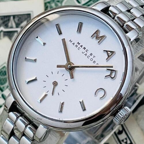  Shop Authentic Marc Jacobs Sally White Dial Silver Steel Strap Watch for Women - MBM8642 - Luxxuri