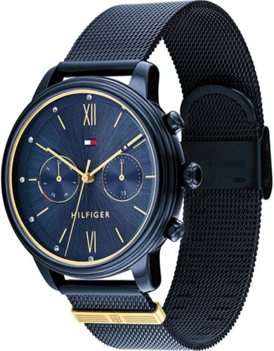  Shop Authentic Tommy Hilfiger Blake Quartz Blue Dial Blue Mesh Bracelet Watch for Men - 1782305 - Luxxuri