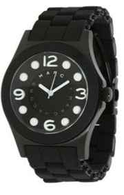  Shop Authentic Marc Jacobs Pelly Black Dial Black Silicone Strap Watch for Women - MBM2516 - Luxxuri