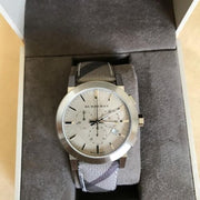  Shop Authentic Burberry The City Smoked Brown Dial Brown Leather Strap Watch for Men - BU9361 - Luxxuri