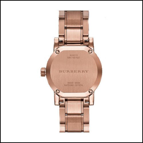  Shop Authentic Burberry Heritage Rose Gold Dial Rose Gold Steel Strap Watch for Women - BU9215 - Luxxuri