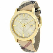  Shop Authentic Burberry Heritage Silver Dial Leather Strap Watch for Women - BU1398 - Luxxuri