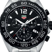  Shop Authentic Tag Heuer Formula 1 Chronograph Black Dial Silver Steel Strap Watch for Men - CAZ1010.BA0842 - Luxxuri