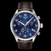  Shop Authentic Tissot Chrono XL Classic Blue Dial Brown Leather Strap Watch For Men - T116.617.16.047.00 - Luxxuri