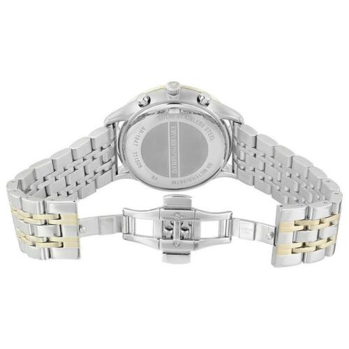  Shop Authentic Emporio Armani Classic Blue Dial Two Tone Steel Strap Watch For Men - AR1847 - Luxxuri