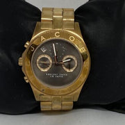  Shop Authentic Marc Jacobs Blade Chronograph Brown Dial Rose Gold Steel Strap Watch for Women - MBM3308 - Luxxuri