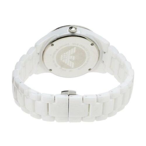  Shop Authentic Emporio Armani Ceramica Chronograph White Dial White Ceramic Strap Watch For Women - AR1456 - Luxxuri