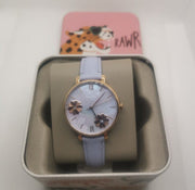  Shop Authentic Fossil Jacqueline Purple Dial Purple Leather Strap Watch for Women - ES4814 - Luxxuri