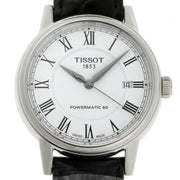  Shop Authentic Tissot Carson Powermatic 80 White Dial Black Leather Strap Watch For Men - T085.407.16.013.00 - Luxxuri