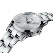  Shop Authentic Tissot T Wave Diamonds White Dial Silver Steel Strap Watch For Women - T112.210.11.036.00 - Luxxuri