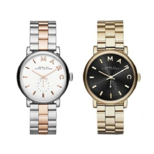  Shop Authentic Marc Jacobs Baker White Dial Two Tone Steel Strap Watch for Women - MBM3312 - Luxxuri