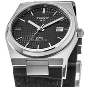  Shop Authentic Tissot PRX Powermatic 80 Black Dial Black Leather Strap Watch for Men - T137.407.16.051.00 - Luxxuri