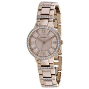  Shop Authentic Fossil Virginia Pink Dial Pink Steel Strap Watch for Women - ES4482 - Luxxuri