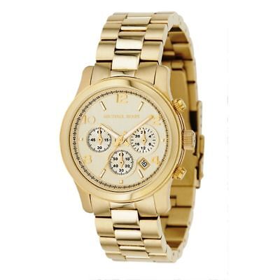  Shop Authentic Michael Kors Runway Gold Dial Gold Stainless Steel Strap Watch for Women - MK5055 - Luxxuri