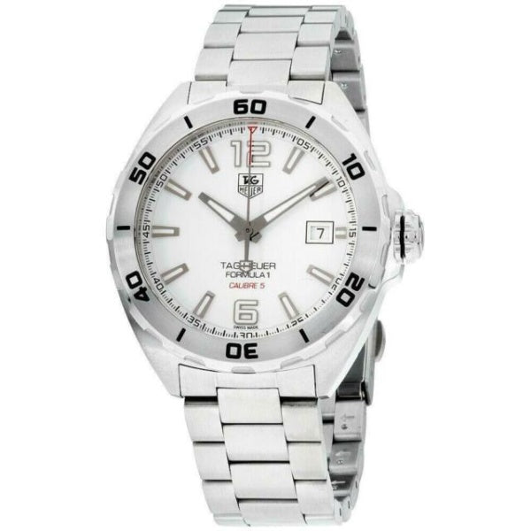 Shop Authentic Tag Heuer Formula 1 White Dial Watch for Men - WAZ2114.BA0875 - Luxxuri