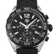  Shop Authentic Tag Heuer Formula 1 Black Dial Black Leather Strap Watch for Men - CAZ1010.FT8024 - Luxxuri