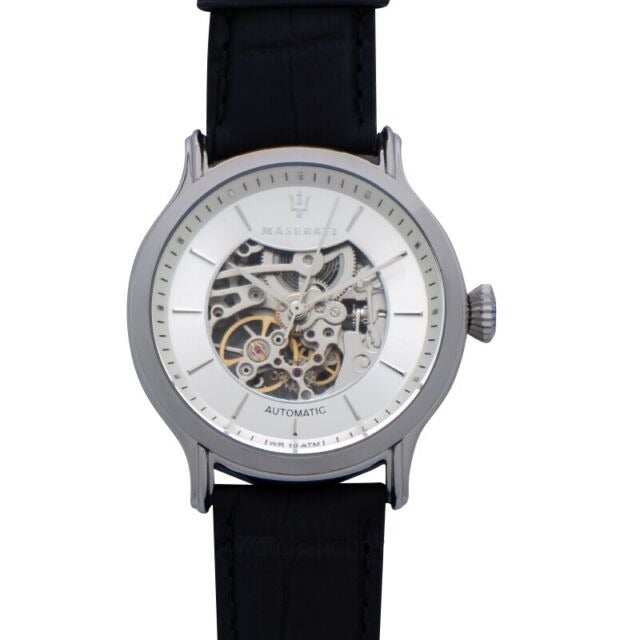  Shop Authentic Maserati Epoca Automatic Skeleton Mechanical Silver Dial Watch For Men - R8821118003 - Luxxuri