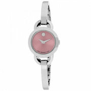  Shop Authentic Movado Rondiro 22mm Pink Dial Stainless Steel Watch For Women - 0606797 - Luxxuri