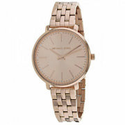  Shop Authentic Michael Kors Pyper Three-Hand Rose Gold Dial Rose Gold Steel Strap Watch For Women - MK3897 - Luxxuri