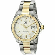  Shop Authentic Tag Heuer Aquaracer Quartz White Dial Two Tone Steel Strap Watch for Men - WAY1120.BB0930 - Luxxuri