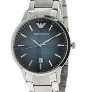  Shop Authentic Emporio Armani Renato Blue Dial Silver Steel Strap Watch For Men - AR2472 - Luxxuri