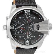  Shop Authentic Diesel Uber Chief Oversized 4 Time Black Dial Leather Strap Watch For Men - DZ7376 - Luxxuri