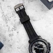  Shop Authentic Maserati SFIDA Black Dial Black Rubber Strap Watch For Men - R8851123004 - Luxxuri