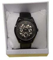  Shop Authentic Guess Analog Quartz Black Dial Black Leather Strap Watch For Men - GW0389G4 - Luxxuri