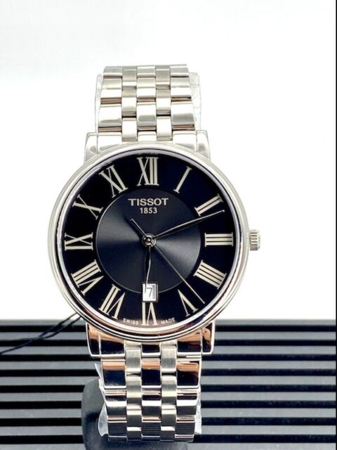  Shop Authentic Tissot Carson Premium Black Dial Silver Steel Strap Watch For Men - T122.410.11.053.00 - Luxxuri