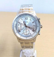  Shop Authentic Guess Horizon Chronograph Quartz Blue Dial Silver Steel Strap Watch for Men - W0379G6 - Luxxuri