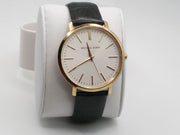  Shop Authentic Michael Kors Jaryn Quartz White Dial Black Leather Strap Watch For Women - MK2472 - Luxxuri
