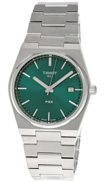  Shop Authentic Tissot PRX Green Dial Silver Steel Strap Watch For Men - T137.410.11.091.00 - Luxxuri