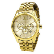 Shop Authentic Michael Kors Lexington Gold Dial Gold Steel Strap Watch for Men - MK8281 - Luxxuri