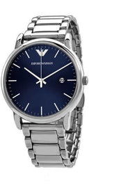  Shop Authentic Emporio Armani Luigi Blue Dial Silver Steel Strap Watch For Men - AR11089 - Luxxuri