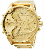  Shop Authentic Diesel Mr Daddy 2.0 Gold Dial Gold Steel Strap Watch For Men - DZ7399 - Luxxuri