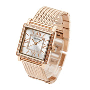  Shop Authentic Guess Highline Off White Dial Rose Gold Stainless Steel Mesh Strap Watch For Women - W0826L3 - Luxxuri