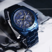  Shop Authentic Guess Flagship Chronograph Blue Dial Blue Steel Strap Watch for Men - W0601G2 - Luxxuri