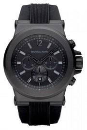  Shop Authentic Michael Kors Dylan Black Dial Black Rubber Strap Watch for Men - MK8152 - Luxxuri