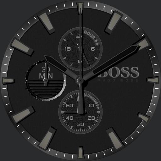  Shop Authentic Hugo Boss Rafale Chronograph Black Dial Black Leather Strap Watch For Men - 1513456 - Luxxuri